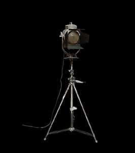 Authentieke Filmspot (ARRI) op stalen statief 2KW