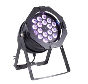 Par-64 floorspot Tricoller LED RGB